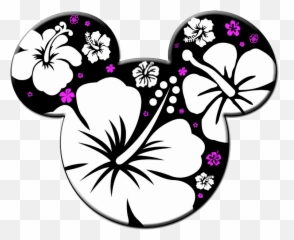 Mickey Mouse Icon Clipart Disney Silhouette - Hawaiian Minnie png