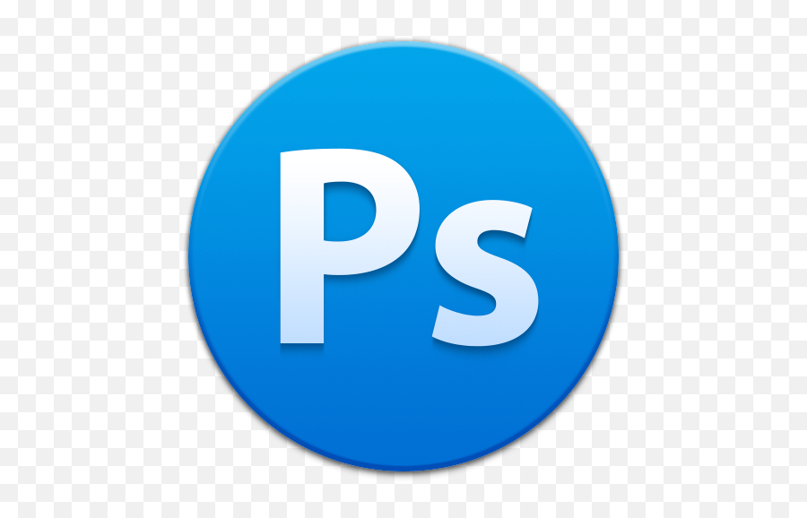 Ps Icon - Round Photoshop Icon Png,Photoshop Icon Size