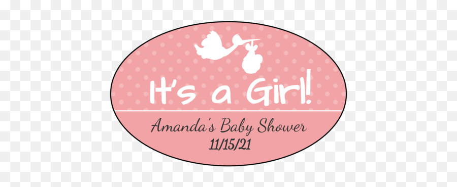 Itu0027s A Boygirl Oval Labels Templates - Onlinelabelscom Baby Shower Label Templates Png,It's A Girl Png