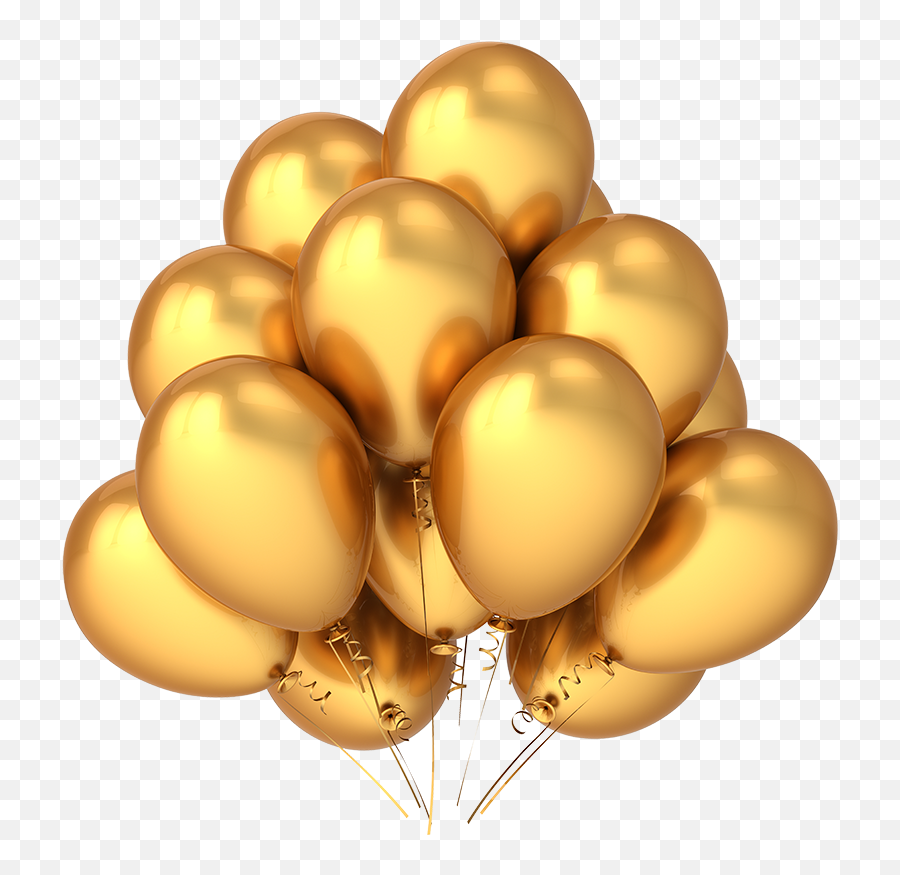 Transparent Images Hd Quality Free Download - Birthday Gold Balloon Png,Gold Balloon Png