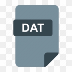 Dat File Format Type Icon - Language png