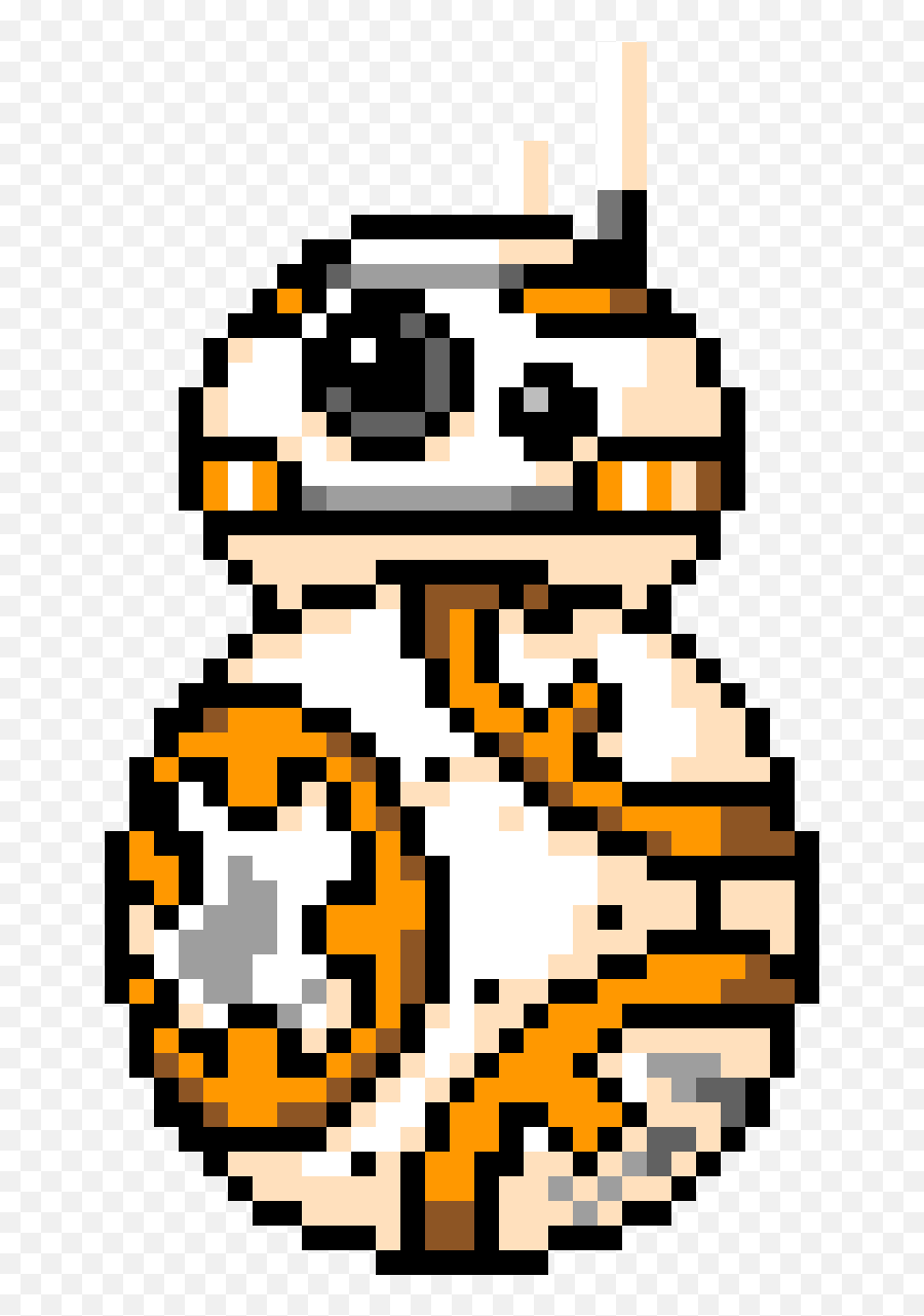 Bb8 - Pixel Art Star Wars Bb8 Png,Bb8 Png