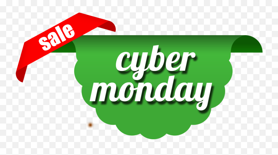 Free Download High Quality Cyber Monday Png Ribbon - Transparent Background Cyber Monday Png,Youtube Logo Transparent Background