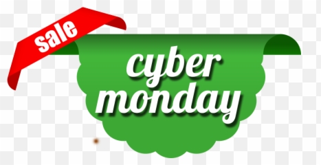 Free Download High Quality Cyber Monday Png Ribbon - Transparent Background Cyber Monday Png