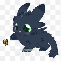 Download Free Fury Toothless Night Png Hd Icon - Cute Kawaii Dragon