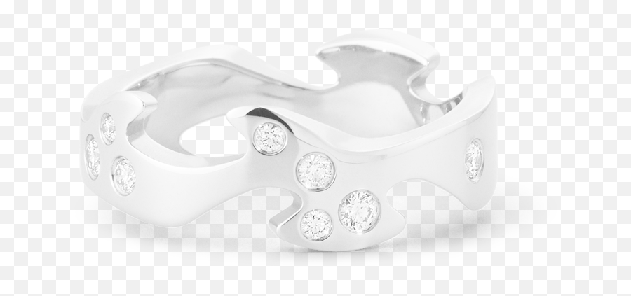 Fusion Exclusive 3 Piece White Gold Ring With Diamonds - Solid Png,Gucci Icon Ring With Diamonds