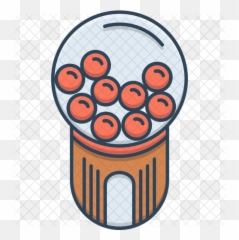 Bubble Gum Machine Icon - Circle Png,Bubble Gum Png