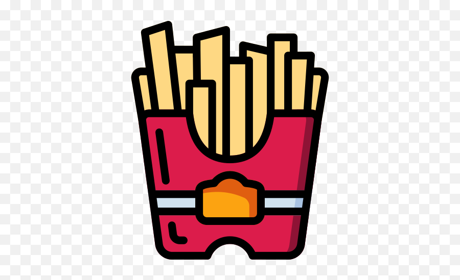 French Fries Chips Potatoes Food Fast Free Icon - Language Png,Fries Icon