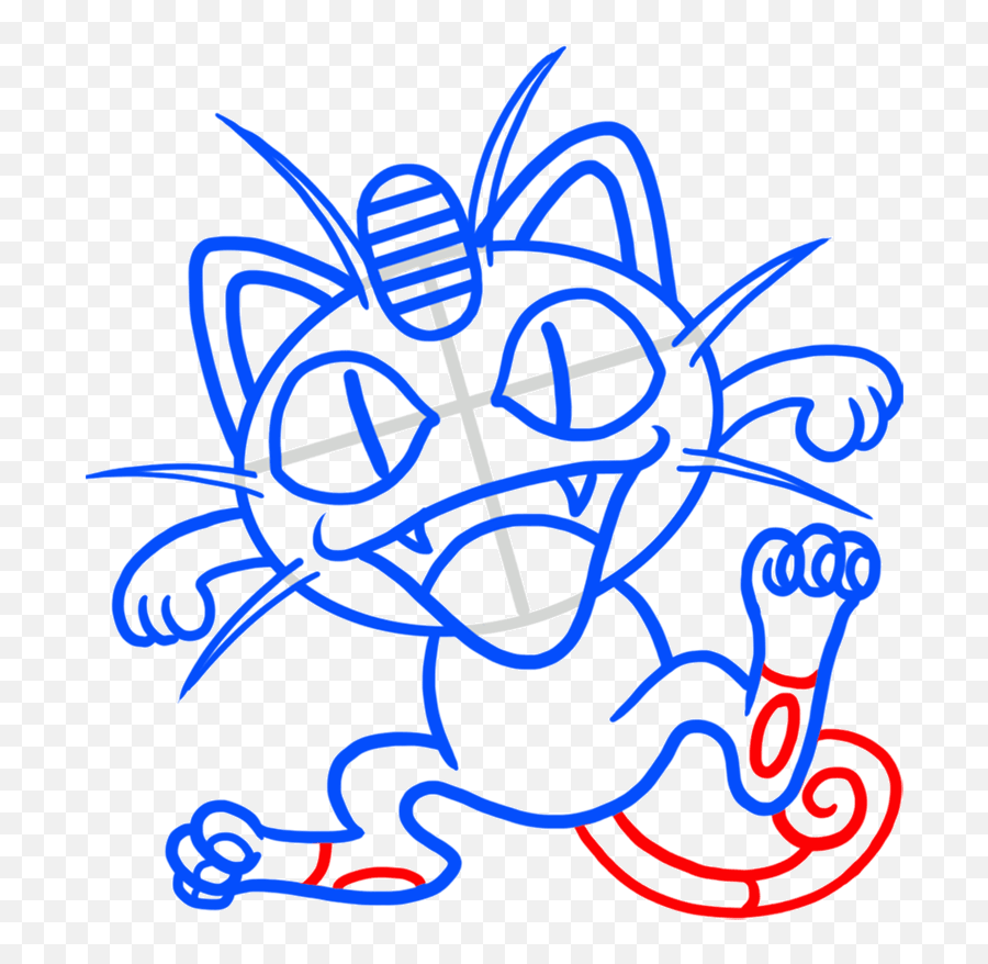 Learn How To Draw Meowth - Pokemons Easy To Draw Everything Meowth Drawing Png,Meowth Icon