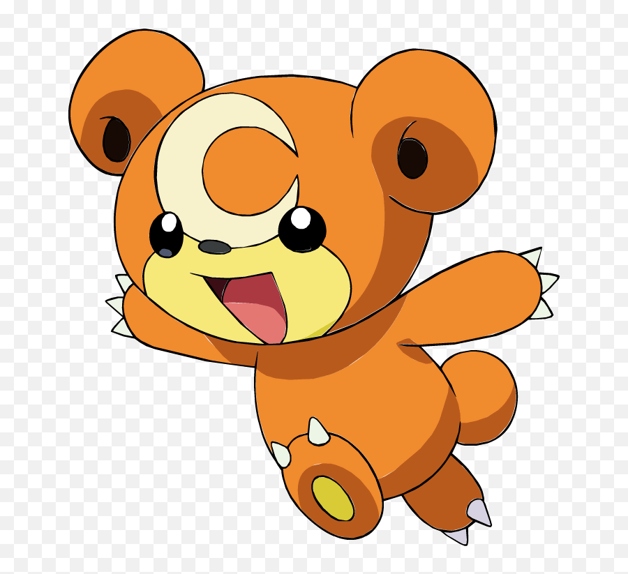 Download Hd Cute Pokemon Characters - Pokemon Teddiursa Png,Cute Pokemon Png