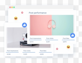 Facebook Analytics Report Template Whatagraph - Dot png