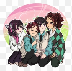 Tanjiro With His Long Hair Tho Sheeeeeeeeeeeeeeeesh - Demon Slayer Sumihiko png