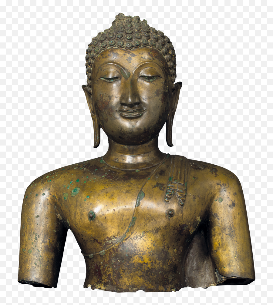 Bust Of Kyamuni Buddha Tsz Shan Monastery Buddhist Art - Bronze Sculpture Png,Buddha Transparent