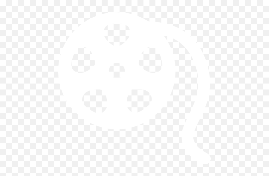 White Film Reel Icon - Film Reel White Icon Png,Film Reel Png