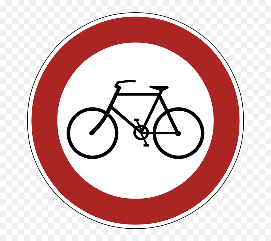 No Bicycles Road Sign Transparent Png - Stickpng Bond Street Station,Stop Sign Transparent Background