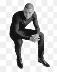 Chris Brown No Chair Bw Hq - Chris Brown In My Zone Png,Chris Brown Png