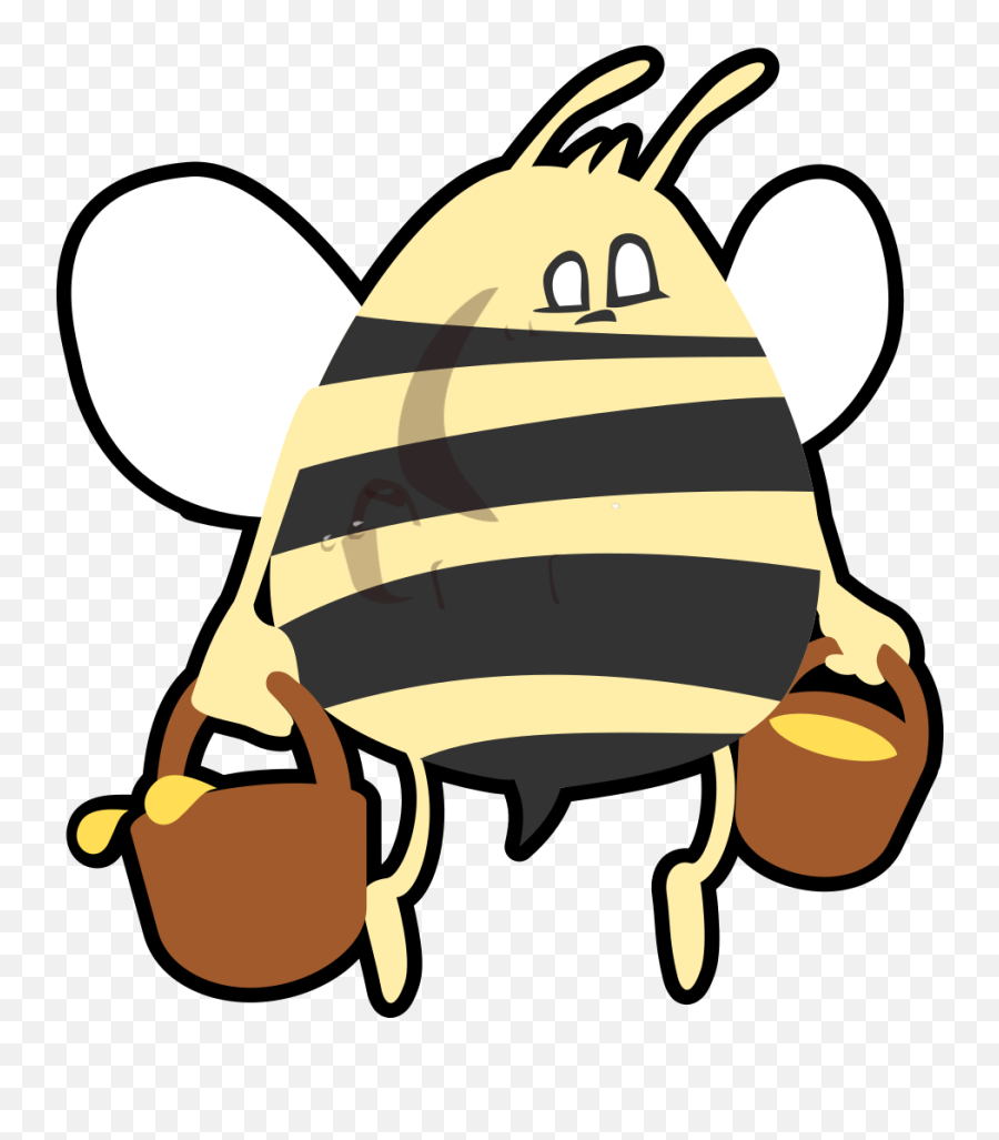 Cartoon Bee Png Svg Clip Art For Web - Bees Carrying Honey Cartoons,Cartoon Bee Png