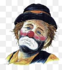 Download Sad Clown - Desenhos E Tatuagens De Palhaços Full Gif Clown Triste Png,Clown Nose Png