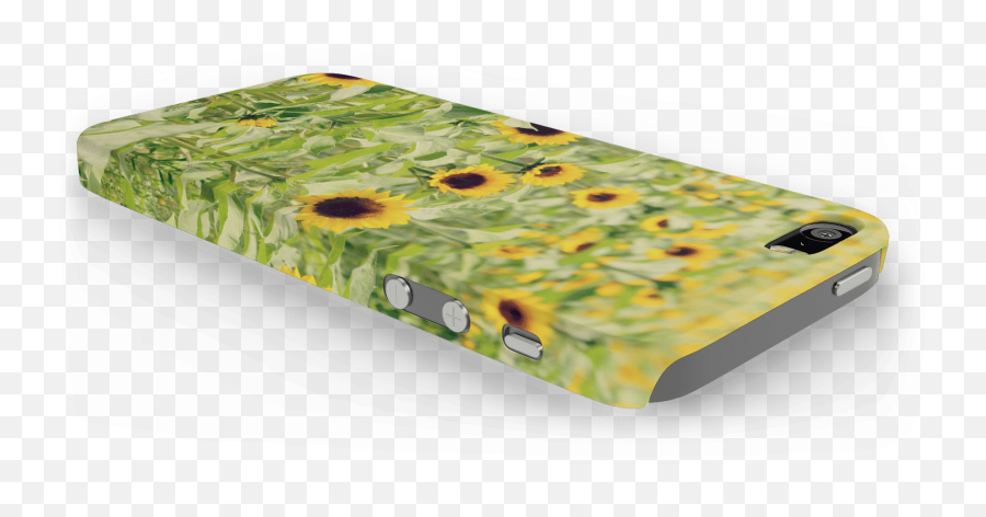 Dailyobjects Sunflowers In The Field Case For Iphone 55s - Mattress Pad Png,Grass Top View Png