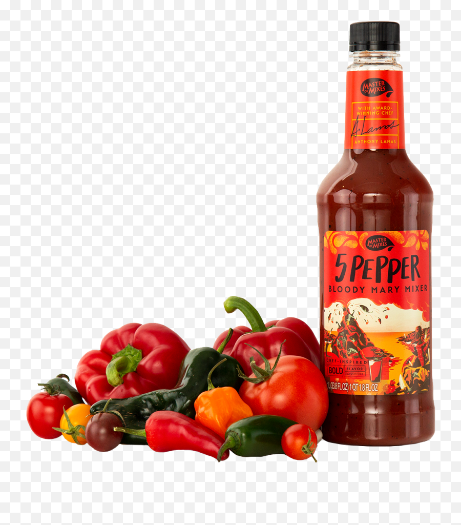 5 Pepper - Bold Flavor Adventure 5 Pepper Bloody Mary Mix Png,Bell Pepper Png
