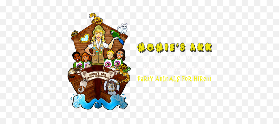 Welcome To Nonieu0027s Ark Animal Encounters - Cartoon Png,Animal Logo