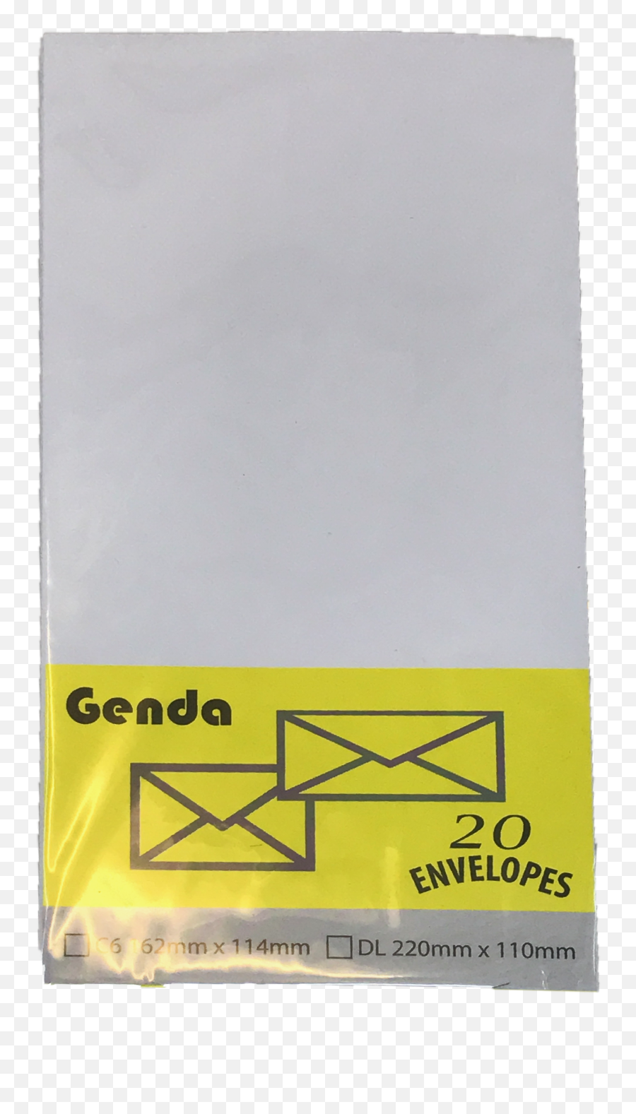 Genda White Envelope 20u0027s - Stationary U0026 Toys Others Paper Png,White Envelope Png