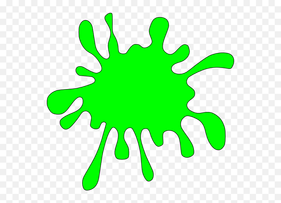 Goo Png 1 Image - Green Paint Splash Clipart,Goo Png