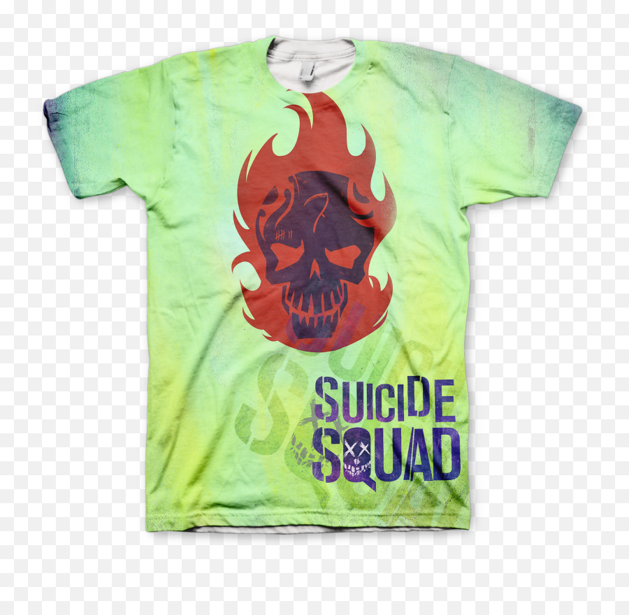 Diablo Suicide Squad Tee Shirt - Suicide Squad Diablo Poster Png,Suicide Squad Logo