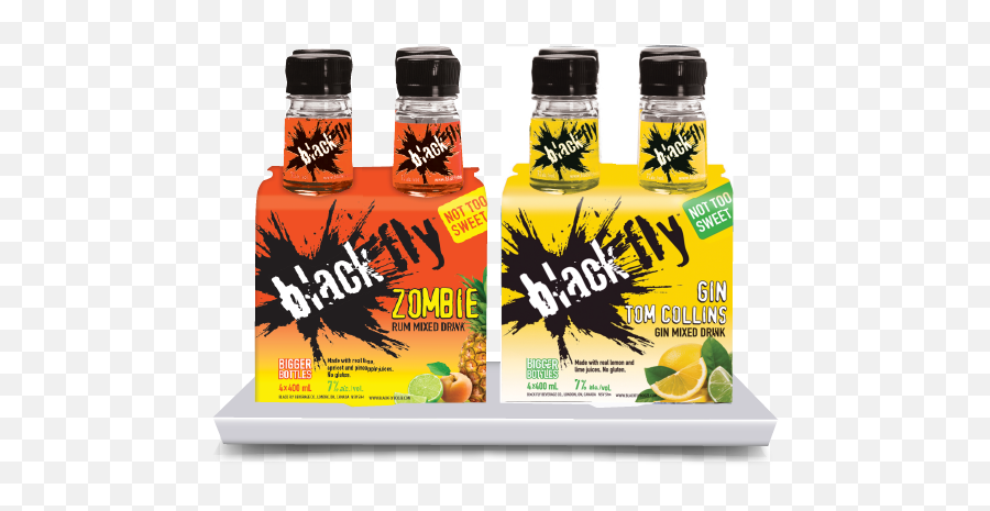 Our Products Black Fly Beverages - Alcoholic Beverage Png,Tequila Shot Png