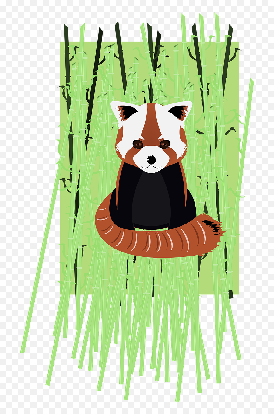 Red Panda Bamboo Vector - Firefox Animal Vector Png,Red Panda Transparent