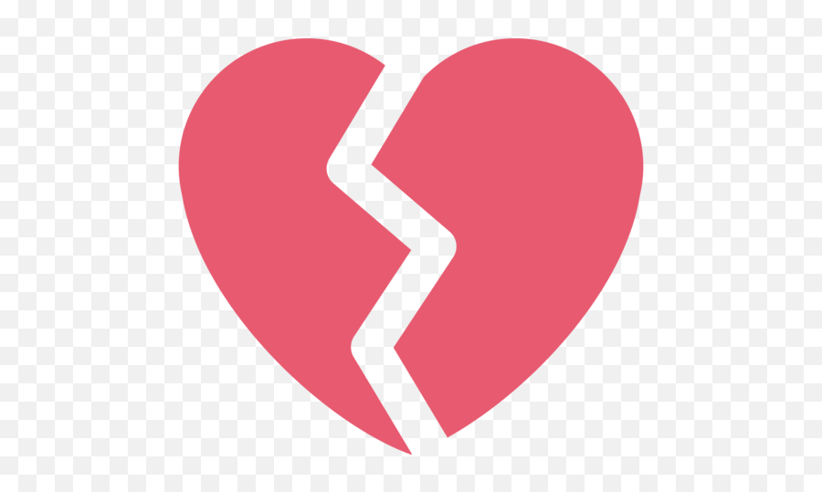 Broken Heart Emoji Transparent Png - Broken Heart Emoji Facebook,Heart With Eyes Logo