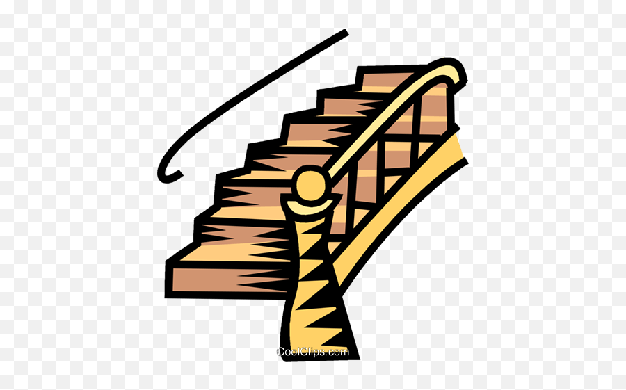 Stairs Royalty Free Vector Clip Art Illustration - Vc039526 Stairs Clipart Png,Stair Png