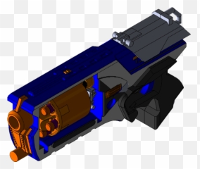 Nerf Strongarm 3d Cad Model Library Grabcad - Explosive Weapon Png,Strong Arm Png