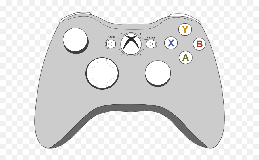 Xbox 360 Controller Image - Xbox Controller Scheme Png,Xbox 360 Controller Png