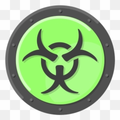 Transparent Png Svg Vector File - Biohazard Symbol Green