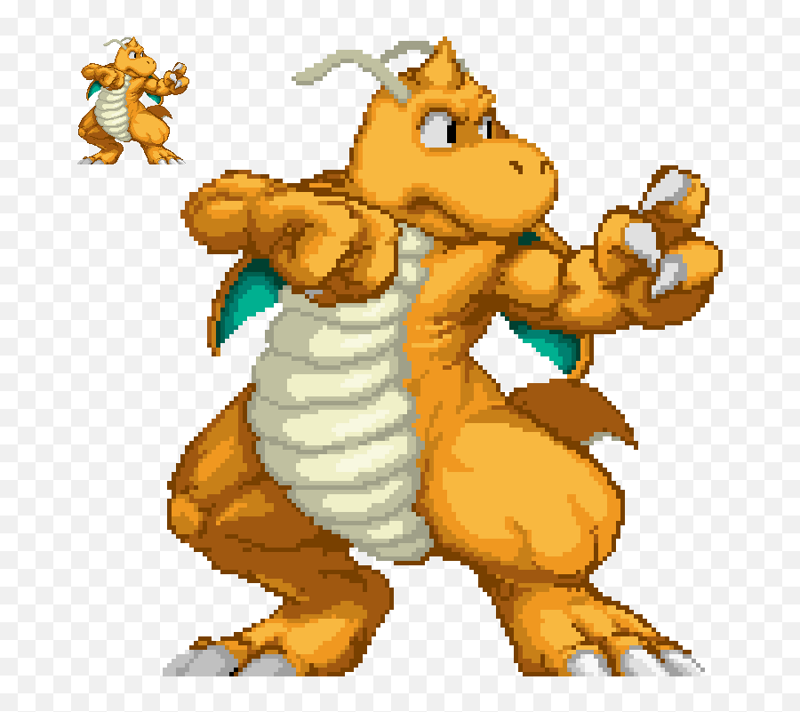 Decided To Make A Revision Of Not - Pokemon Pixel Dragonite Png,Dragonite Png