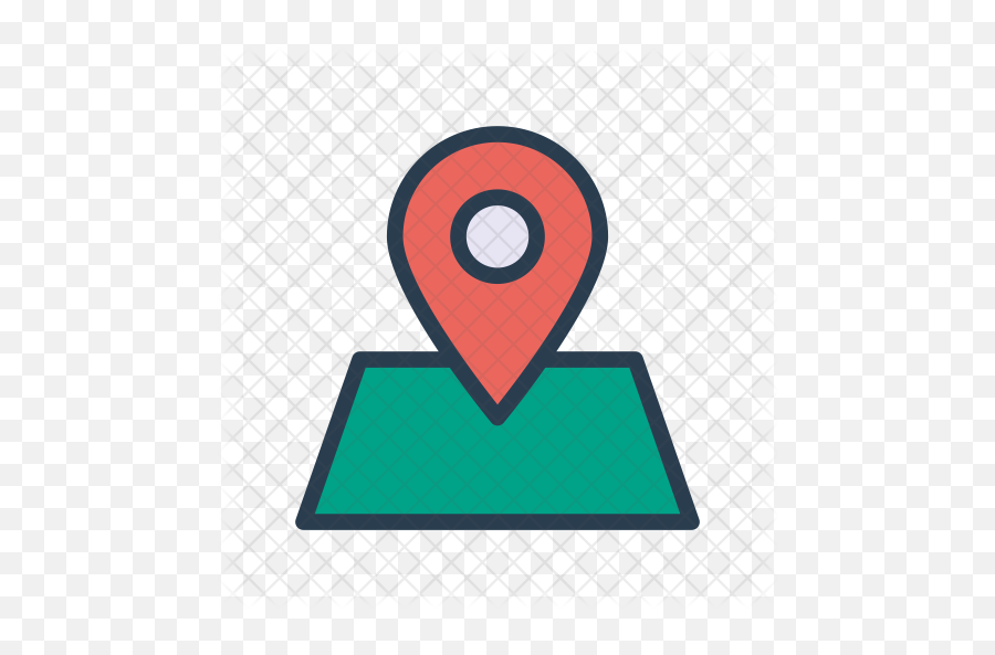 Gps Icon Of Colored Outline Style - Gps Desenho Png,Gps Png