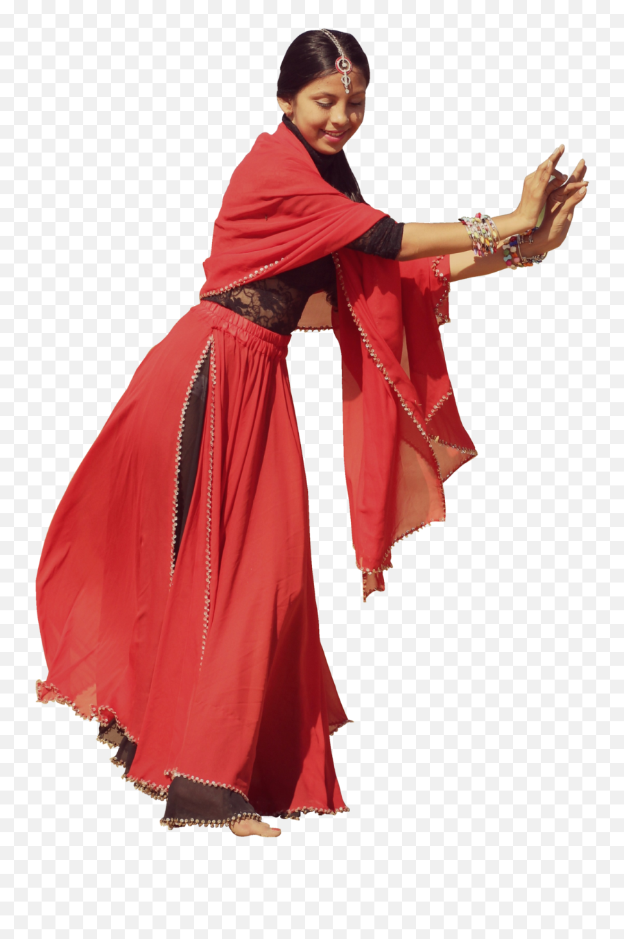 Freestyle Dance Indian Girl Women India - Indian Women Cut Out Png,People Dancing Png