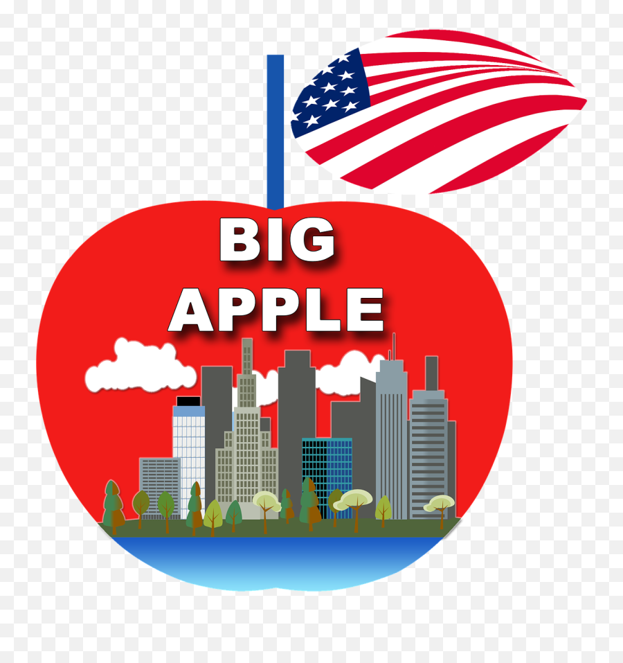 Apple New York Ny - City Skyline Clip Art Png,New York Png