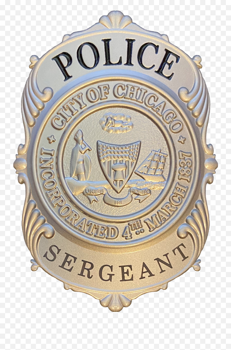 Chicago Police Coat Shield Badge - Badge Png,Police Shield Png