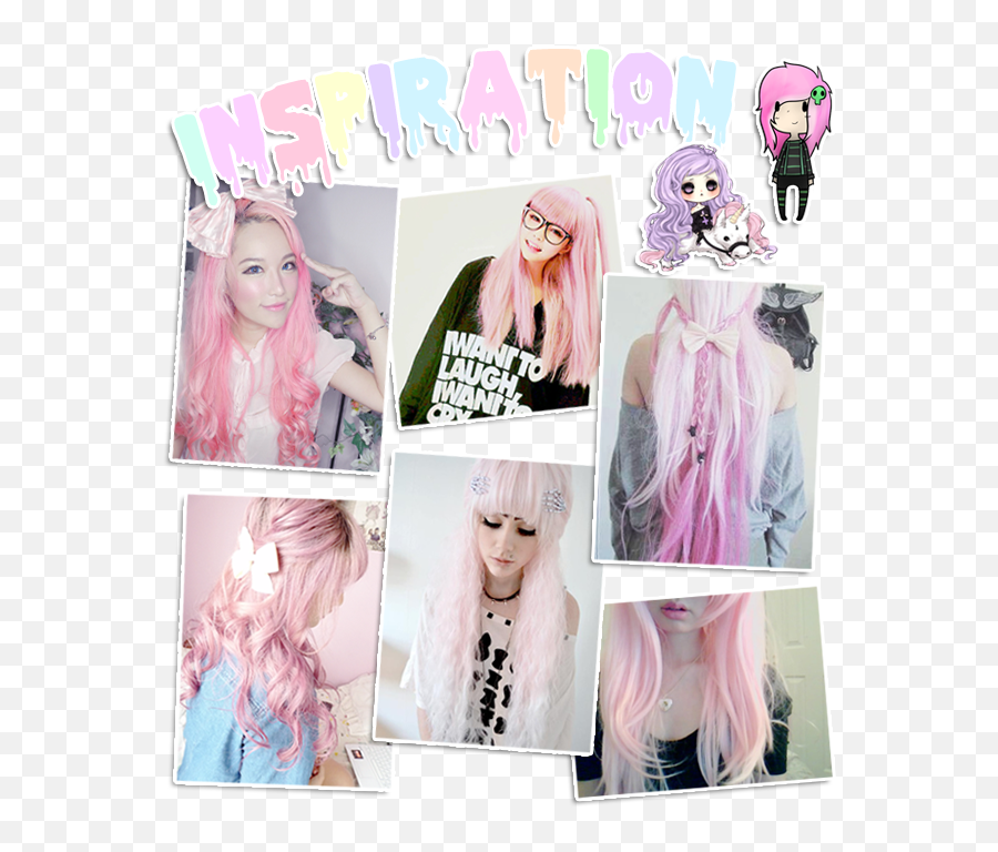 Y O S A N C H U - Girl Png,Pink Hair Png