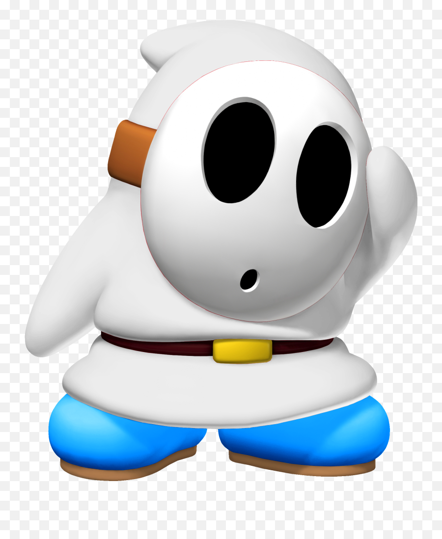 Download Acl Mk8 White Shy Guy - White Shy Guy Transparent Png,Shy Guy Png