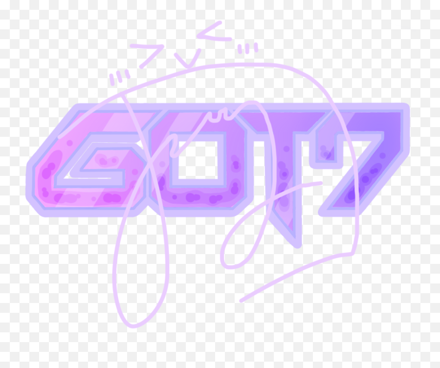 Got7 Neon Art Painting Stickers - Language Png,Got7 Logo Png