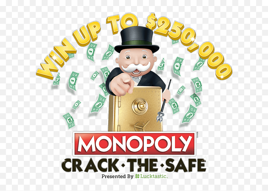 Get Entries To Win Up 250000 With The Monopoly Crack - Happy Png,Monopoly Png