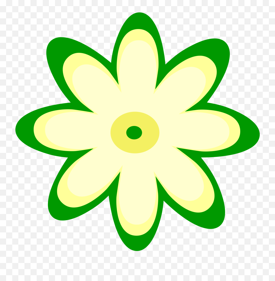 Yellow Flowers Clip Art Choice Image - Green Flower Clipart Png,Green Flower Png