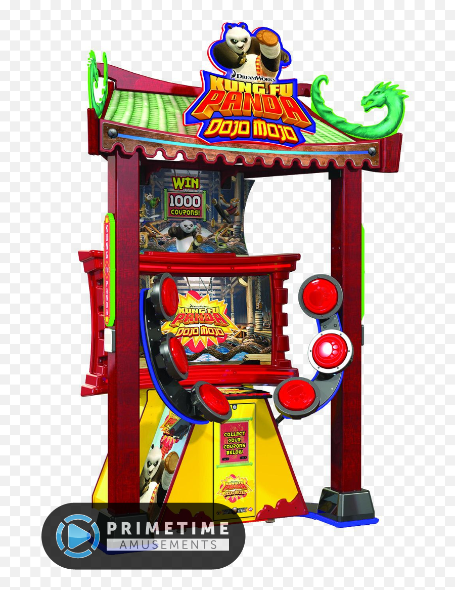 Kung Fu Panda Dojo Mojo - Deluxe Primetime Amusements Cartoon Png,Kung Fu Panda Png
