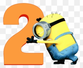 Minions Logo Png Transparent Image - Numero 2 Minions Png,Minions Logo Png