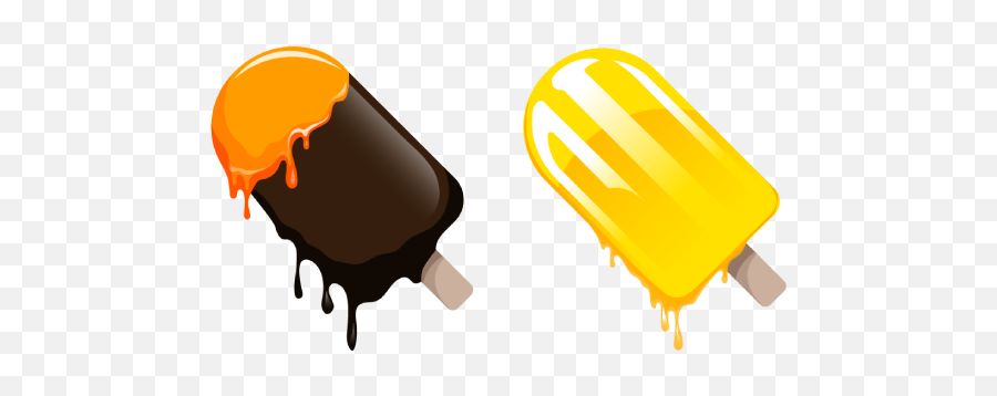 Chocolate And Fruit Popsicles Cursor - Chocolate Ice Cream Png,Popsicles Png