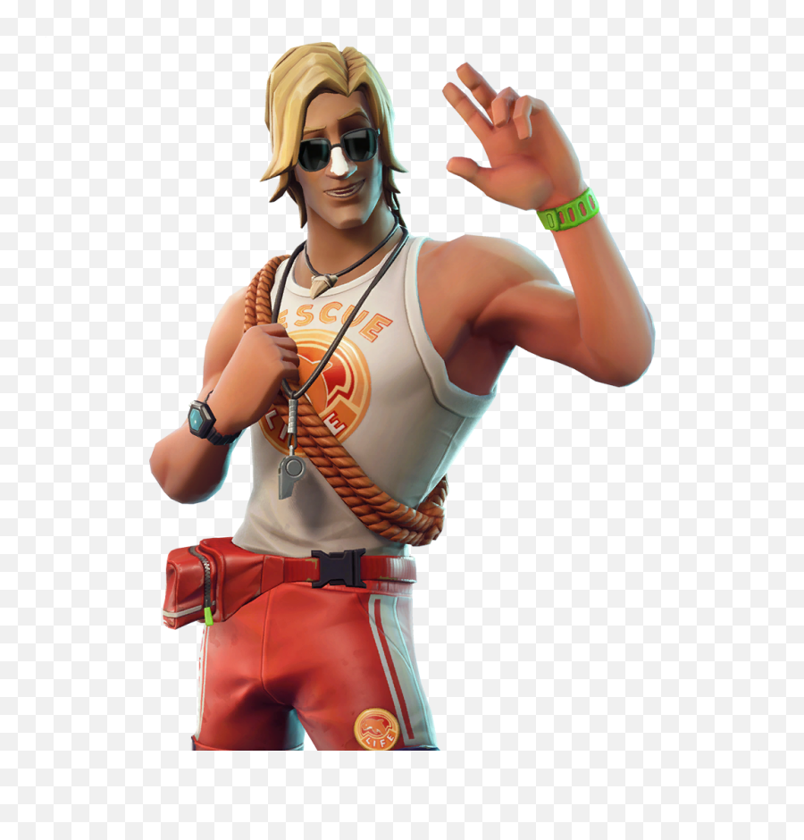 Fortnite Sun Tan Specialist Skin - Sun Tan Specialist Fortnite Png,Lifeguard Png