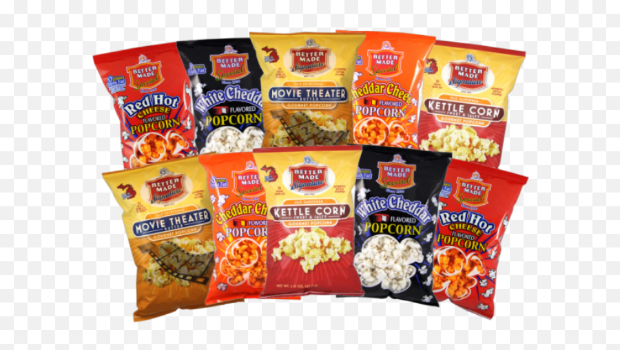Better Made Snack Foods - Better Made Hot Popcorn Png,Movie Popcorn Png